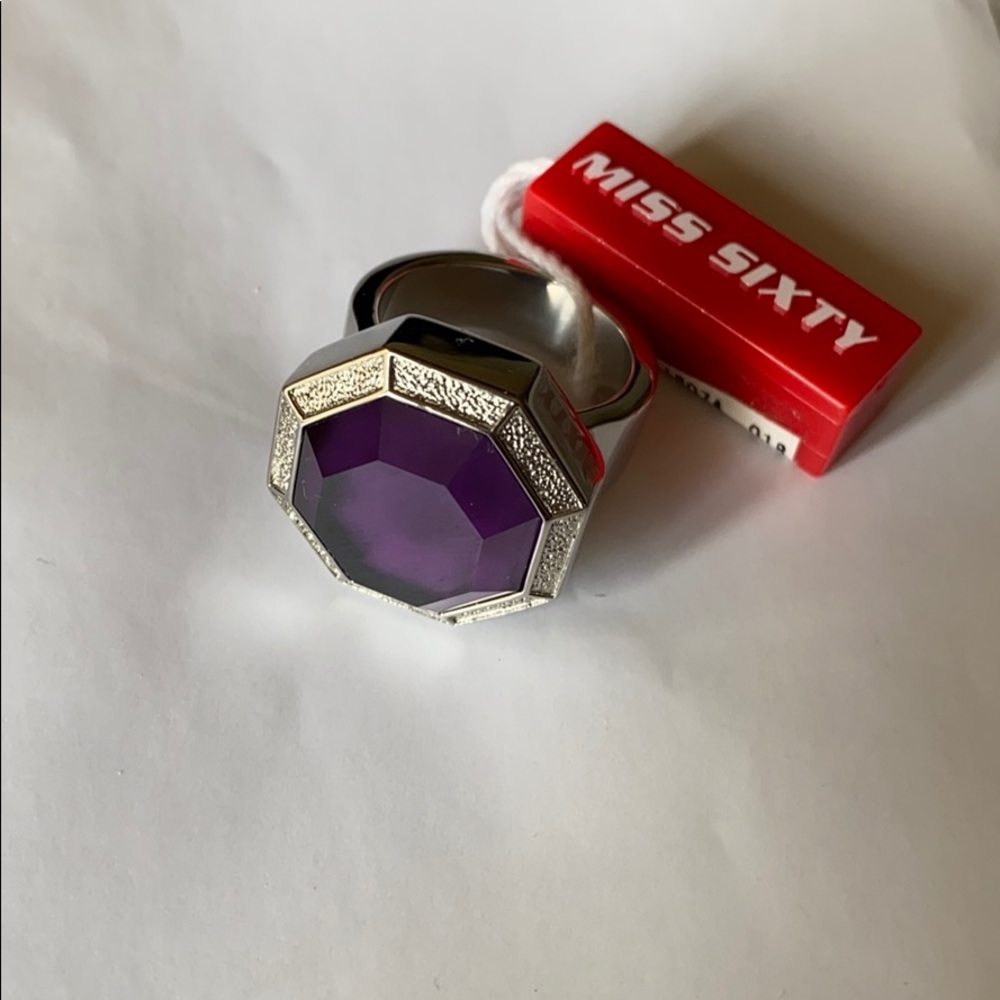 MISS SIXTY STAINLESS STEEL ANELLO RING